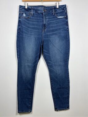 American Eagle Outfitters Dark Blue BFF Jegging size L